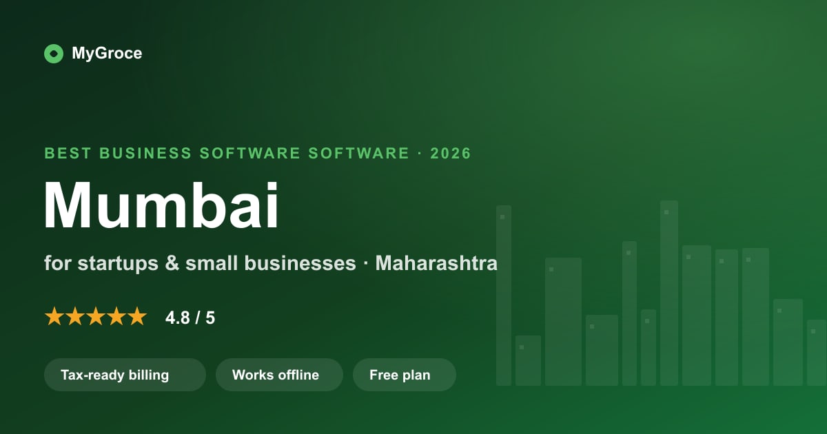 MyGroce All-in-One Business Software for businesses in Mumbai, Maharashtra — 2026