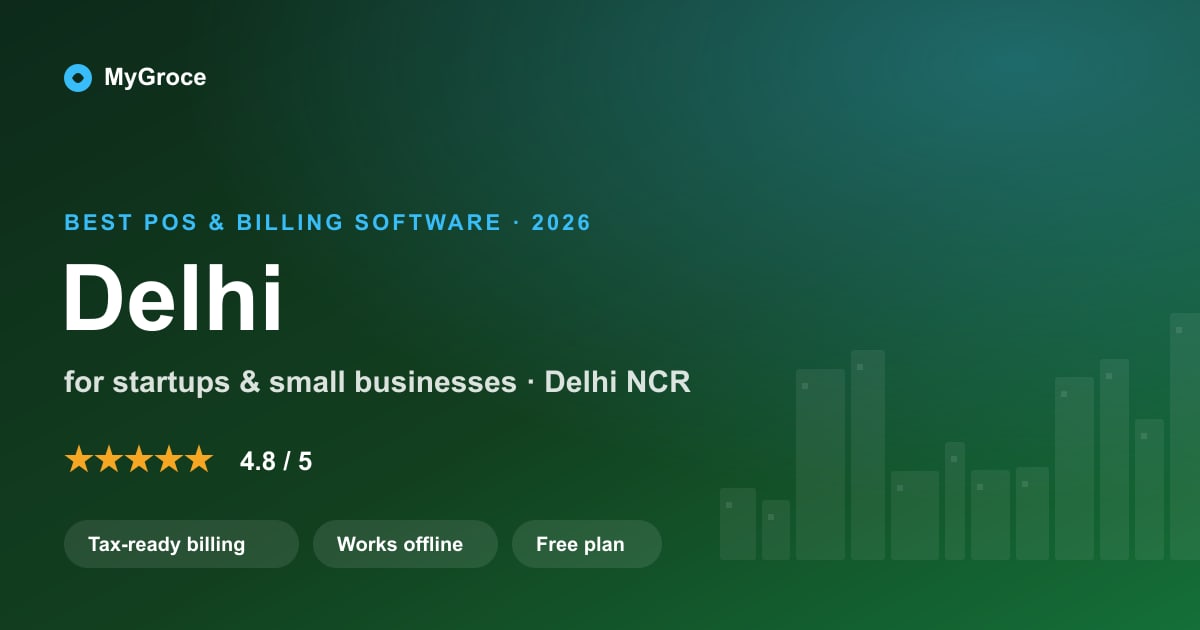 MyGroce POS & Billing Software for small businesses — 2026